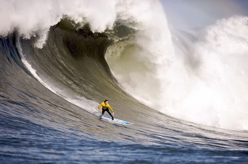 цунами, серфинг, спорт, волны, зеленые, белые